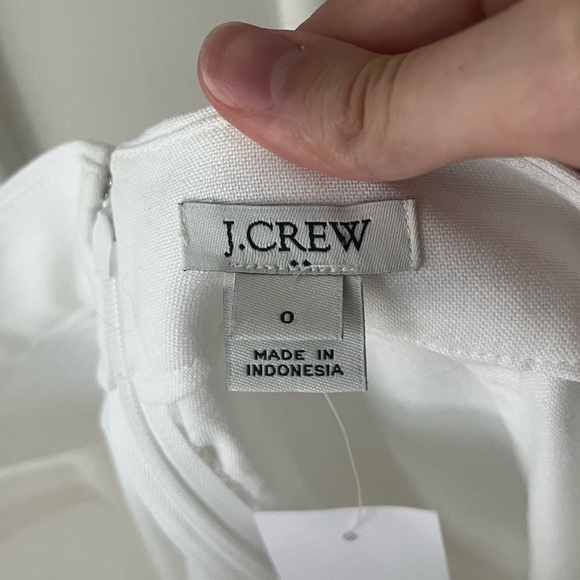 J. Crew White Wrap Mini Skirt - Picture 2 of 5